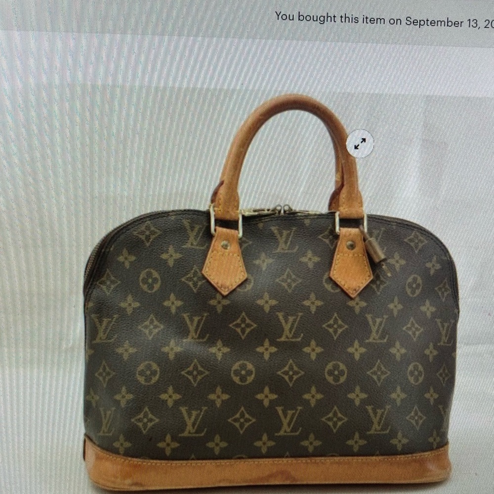 Authentic Louis Vuitton Monogram Canvas Handbag